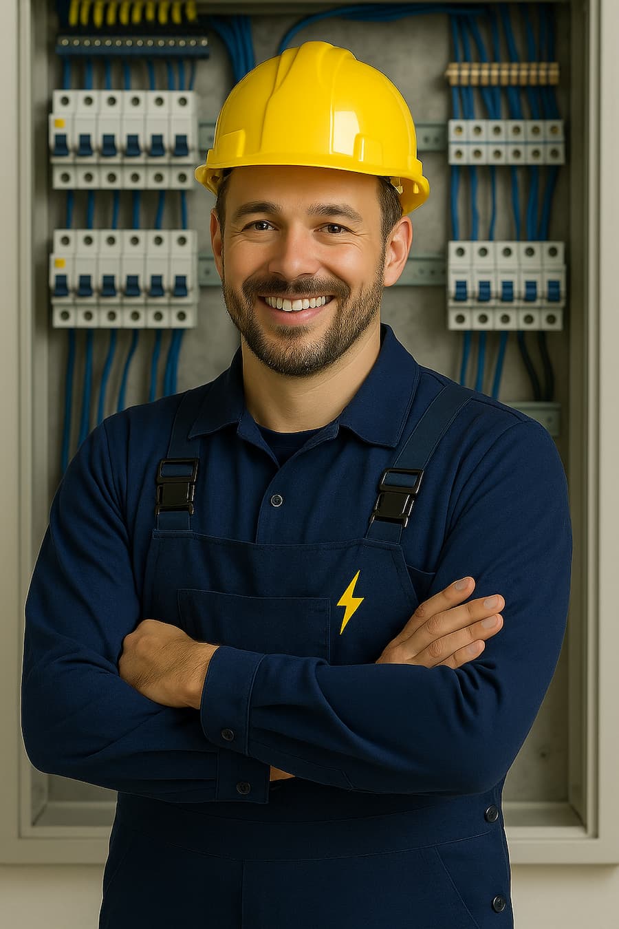 Porträt von Elektromeister Schneider aus München – erfahrener Elektriker, Meisterbetrieb mit Handschlagqualität, spezialisiert auf Wallbox-Installation, Smart-Home-Lösungen und Elektroarbeiten in München & Umgebung.