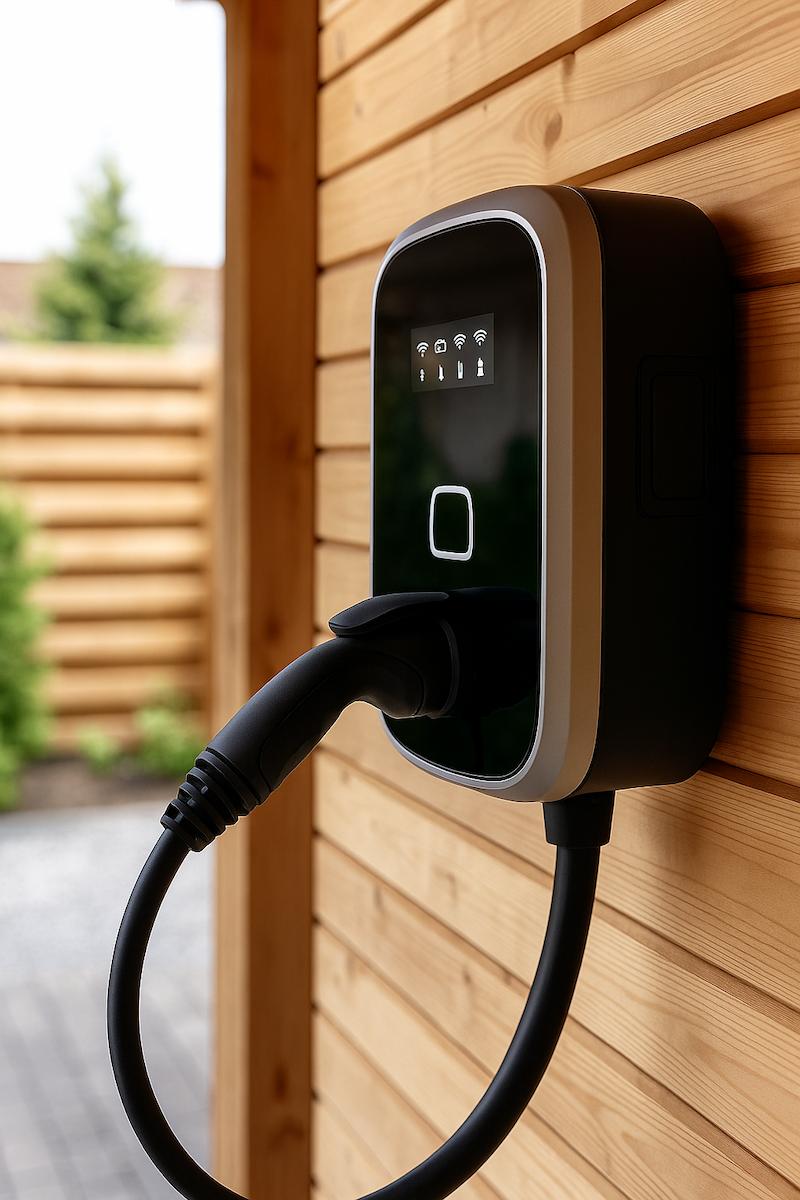 Wallbox Installation München – Elektro Schneider montiert Ladestation für Elektroautos am Eigenheim.