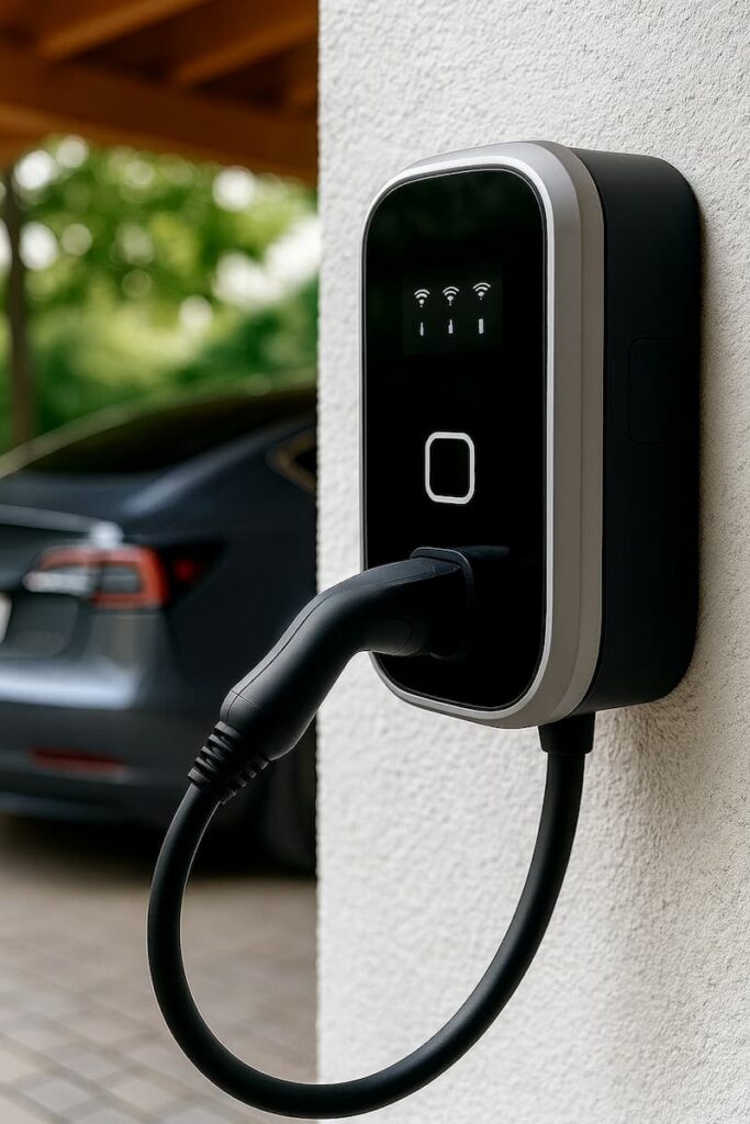 Referenzprojekt Wallbox Installation in München – Elektro Schneider installiert moderne Ladestationen für Elektroautos.